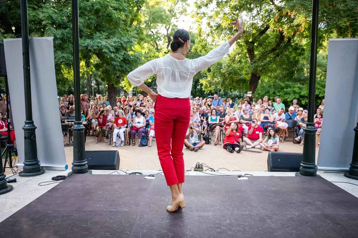 Szabadtéri Flamenco előadás